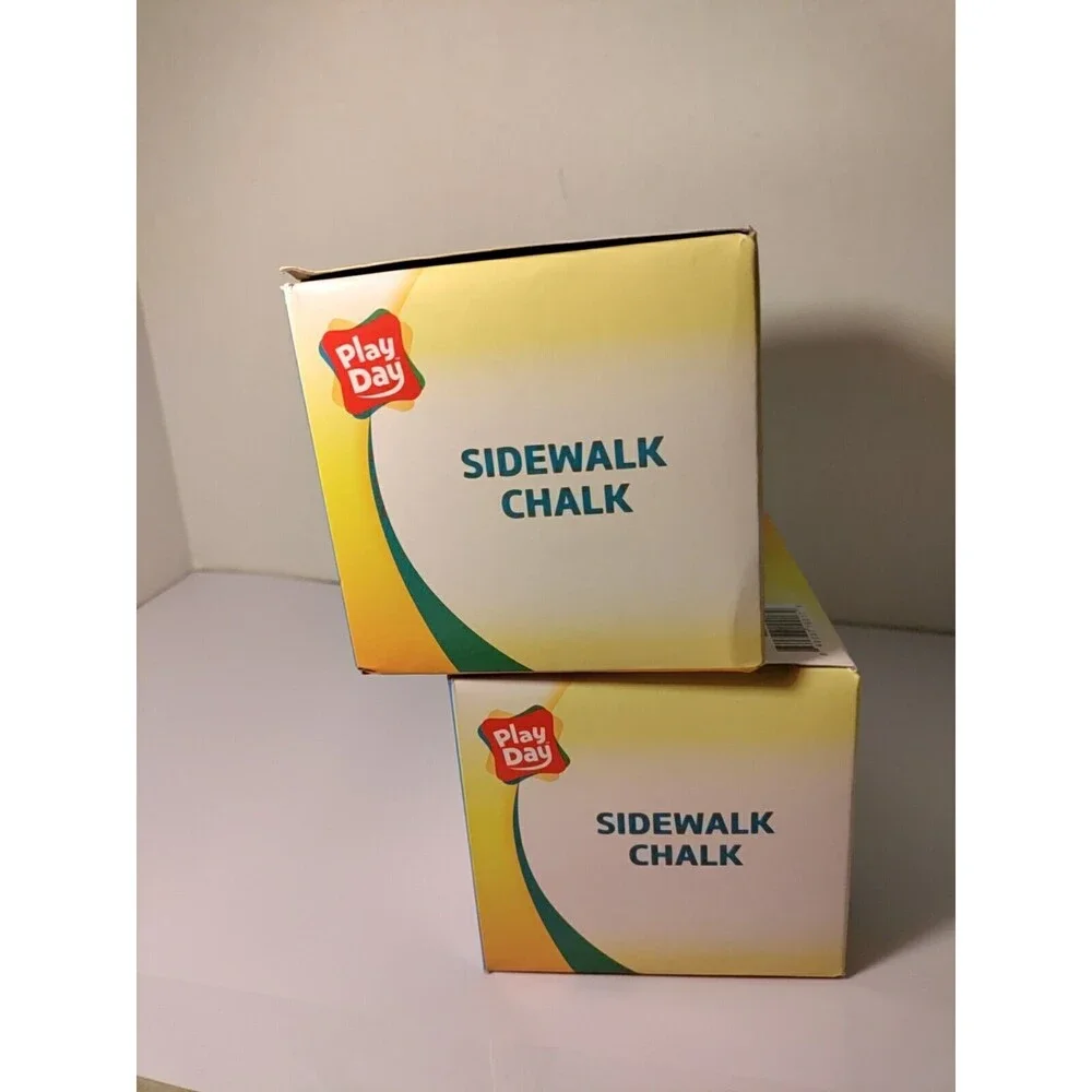 Two 20 Pack Boxes Of Multi Color Sidewalk Chalk For Hours Of Fun